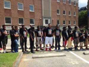 BCCMentoring Males group members tour Hampton University campus