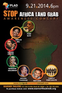 STOP Africa Land Grab Concert2