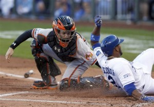 Alcides Escobar, Caleb Joseph