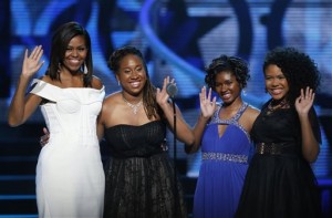 Michelle Obama, Kaya Thomas, Chental-Song Bembry, Gabrielle Jordan