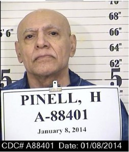 This Jan. 8, 2014 photo from the California Department of Corrections and Rehabilitation shows inmate Hugo Pinell. Pinell, involved in a bloody 1971 San Quentin escape attempt that left six dead, has been killed by a fellow prisoner. The slaying of Pinell triggered a riot Wednesday, Aug. 12, 2015, at a maximum security prison east of Sacramento. (California Department of Corrections and Rehabilitation via AP)