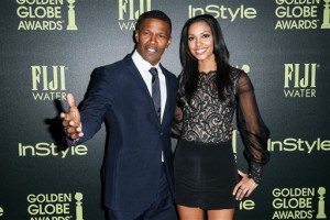 Jamie Foxx, left, and Corinne Foxx attend the Miss Golden Globe InStyle Party held at Ysabel on Tuesday, Nov. 17, 2015, in West Hollywood, Calif. (Photo by John Salangsang/Invision/AP)