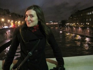 This December 2012 photo provided by Stephen Fox shows Fanny Minot, one of the victims in the deadly attacks in Paris that occurred Friday, Nov. 13, 2015, in Paris. Minot, 29, was an editor at the show, "Le Supplement." "She was such a loving, compassionate person, with such an adventurous view on life," said her friend Stephen Fox. (Stephen Fox via AP)