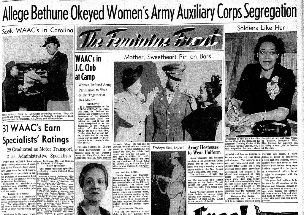 Feminine Front: how the AFRO covered women in wartime