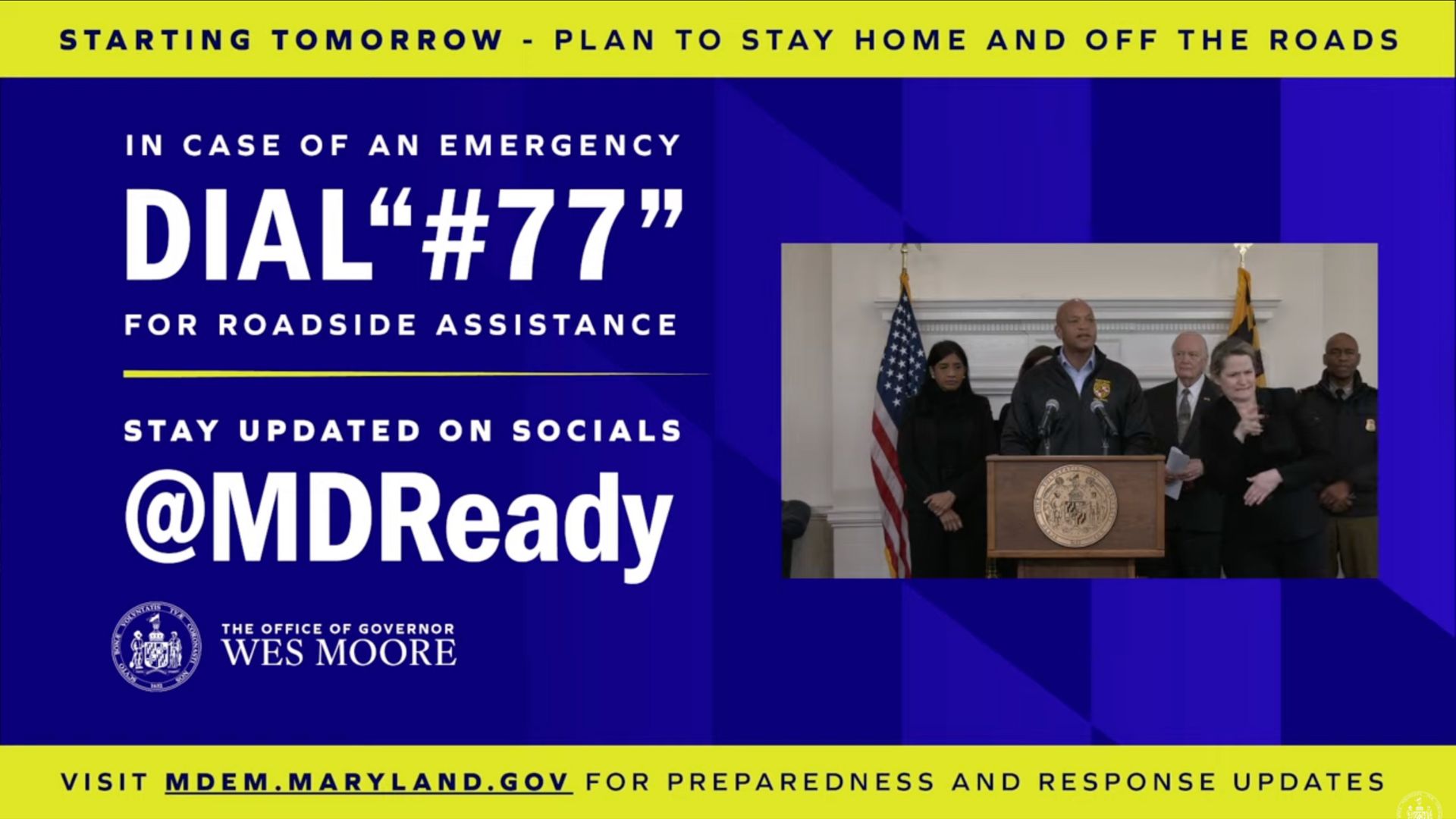 D.C and Maryland officials declare state of emergency ahead of winter storm 
