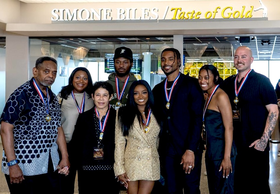 Gold medalist Simone Biles inaugurates signature restaurant at Houston airport