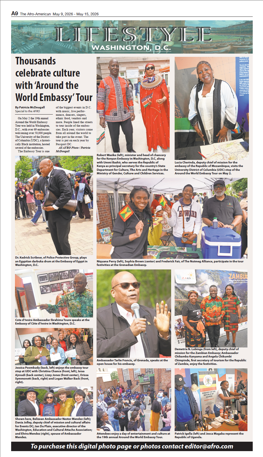 Thousands celebrate culture with ‘Around the World Embassy’ Tour Sophisticated Settings — Lifestyle — May 08, 2026