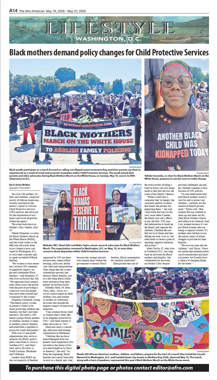 Black mothers demand policy changes for Child Protective Services                                         Sophisticated Settings — Lifestyle — May 15, 2026