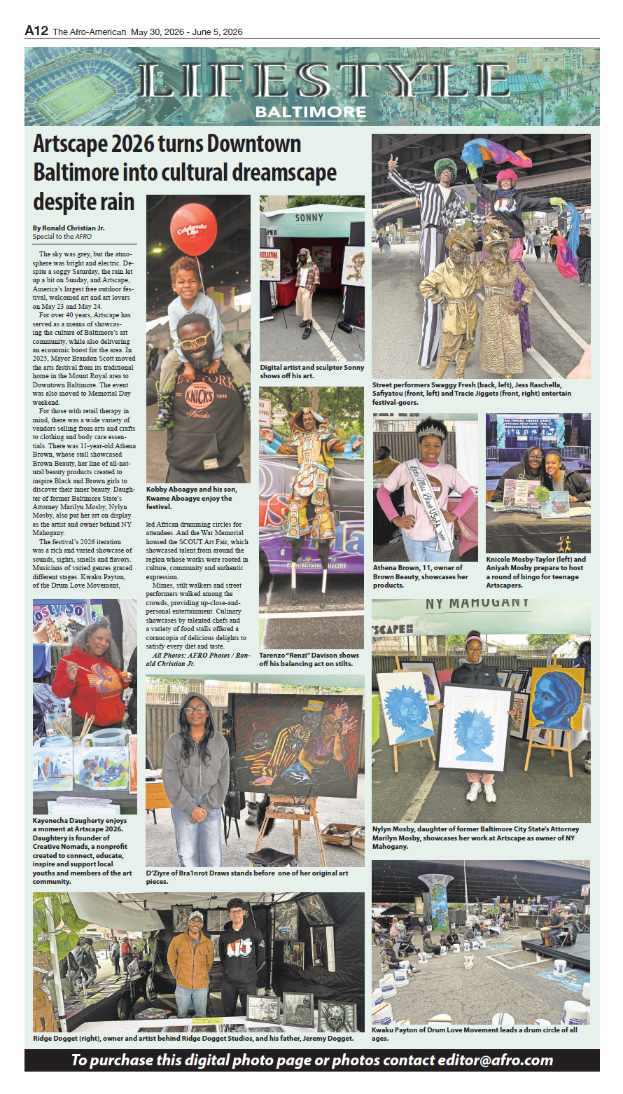 Sophisticated Settings — Lifestyle — Mai 29, 2026 Artscape 2026 turns Downtown Baltimore into cultural dreamscape despite rain