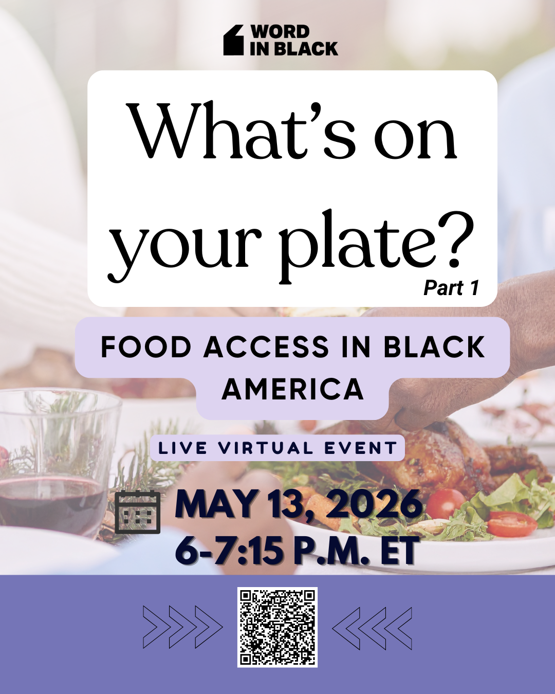 EVENT: What’s on your plate? Food Access in Black America