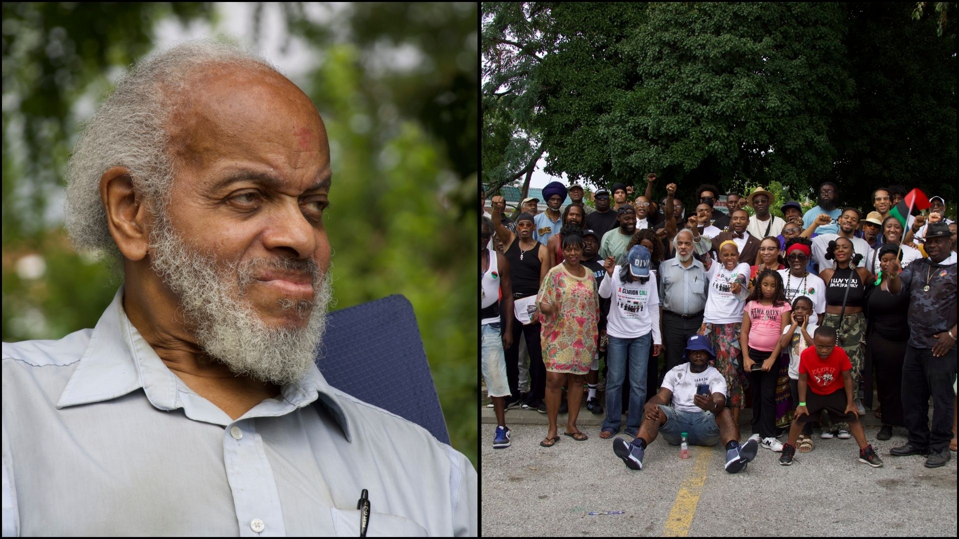 Baltimore elder speaks on attack at anti-violence rally 